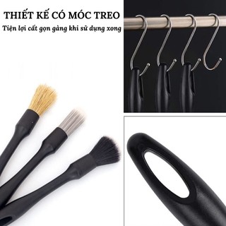 Bộ 3 Cọ Lông Mềm Vệ Sinh Chi Tiết Nội Thất Ngoại Thất Xe Ô Tô VERSION 2 CarZone