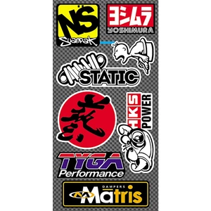 Tem Hình Dán Logo Xe STATIC Siêu Nét Chính Hãng Decal Chống thấm nước công nghệ in MIMAKI NHẬT BẢN