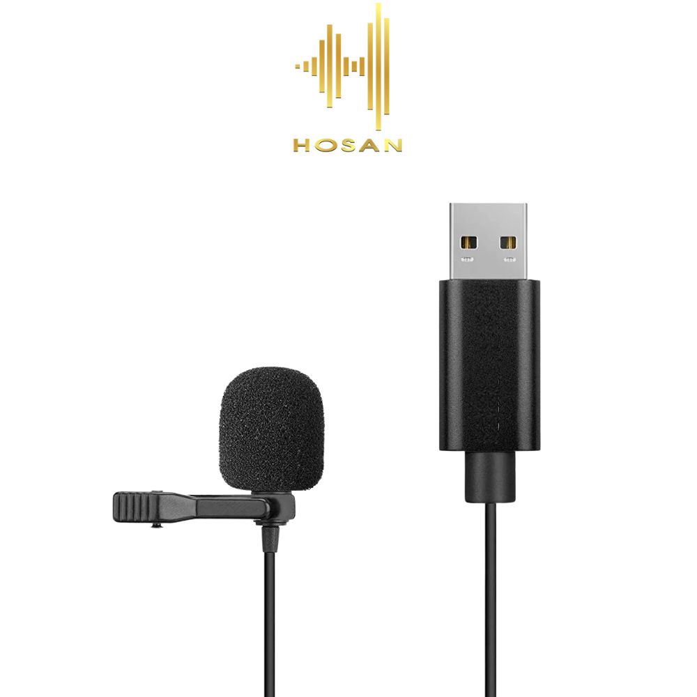 Micro thu âm HOSAN SR-ULM10L tương thích máy tính công nghệ Plug and Play hiện đại