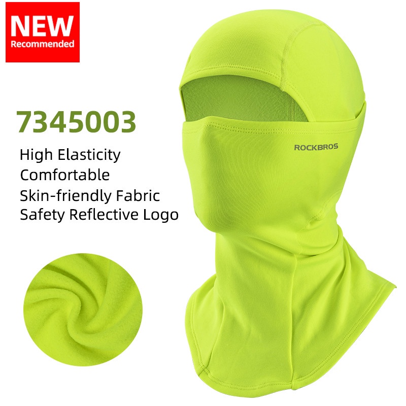 Rockbros Balaclava Mặt Nạ Lông Cừu Cho Mùa Đông, Chống Gió & Giữ Nhiệt - Phù Hợp Đi Xe Đạp, Trượt Tuyết