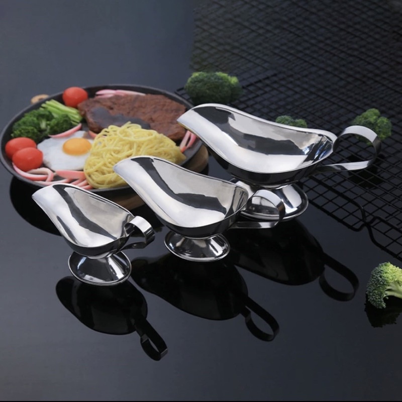Thuyền,chén inox rót nước sốt cao cấp- 150ml-240ml-315ml | Shopee Việt Nam