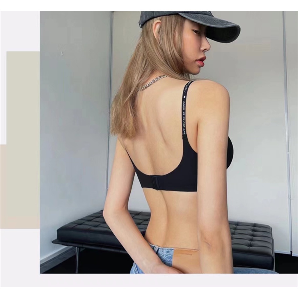 Áo Ngực Gợi Cảm Cho Nữ Deep V Không Dây Quần Lót Thoải Mái Push Up Áo Ngực Thể Thao