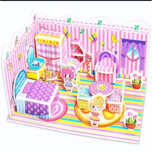 Đồ Chơi Lắp Ghép Nhà 3D Bằng Xốp , Đồ Chơi Tuổi Thơ Cực Thú Vị , Kích Thích Trí Tuệ, Thích Hợp Làm Quà Tặng Cho Bé