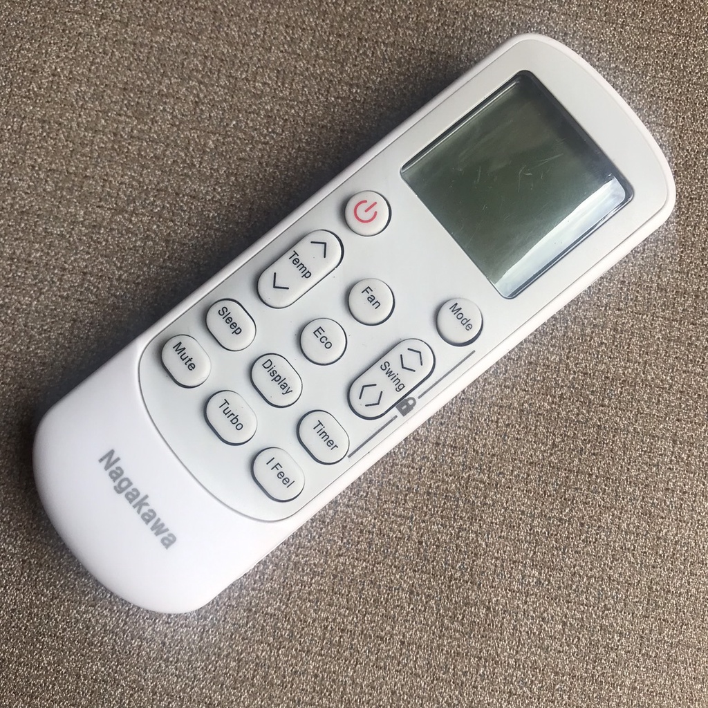 Điều khiển điều hòa nagakawa eco, Remote máy lạnh nagakawa hàng tốt, Bảo hành 6 tháng