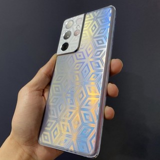 Miếng dán PPF lưng viền 4D vân Rubik Samsung S26ultra S25ultra S24ultra S23ultra S22ultra Note20Ultra Note10plus