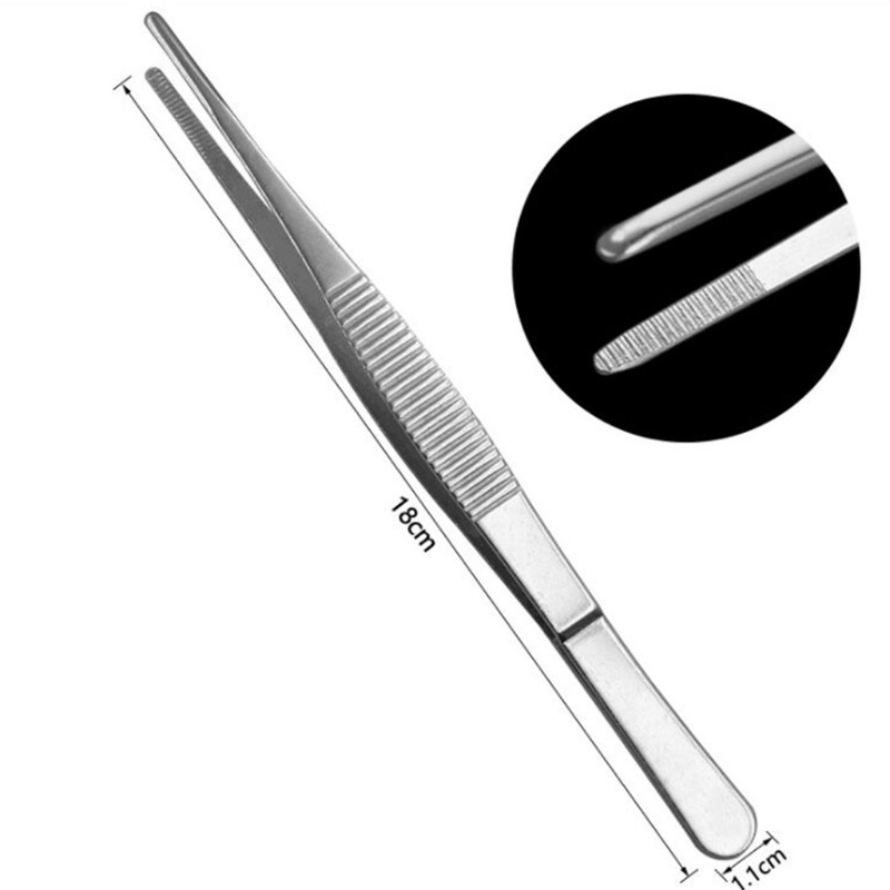 Nhíp thép không gỉ đa năng PPY Kẹp cong 12 5 14 16 18 để thực hành cm