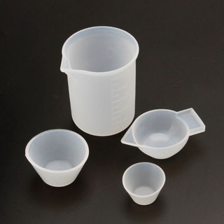 1 Cốc chia vạch Silicon 10ml / 30ml / 100ml dùng để trộn màu/ resin/ epoxy làm đồ trang sức thủ công