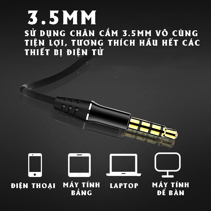 Tai Nghe Nhét Tai HiFi S2000 Pro Super Bass Chống Ồn Cực Tốt, Âm Thanh Khủng, Chơi Game Ngon