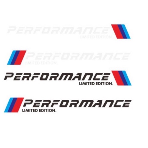Set 2 Decal Sticker chữ Performance Dán Trang Trí Cho cửa thân Xe hơi ô ...