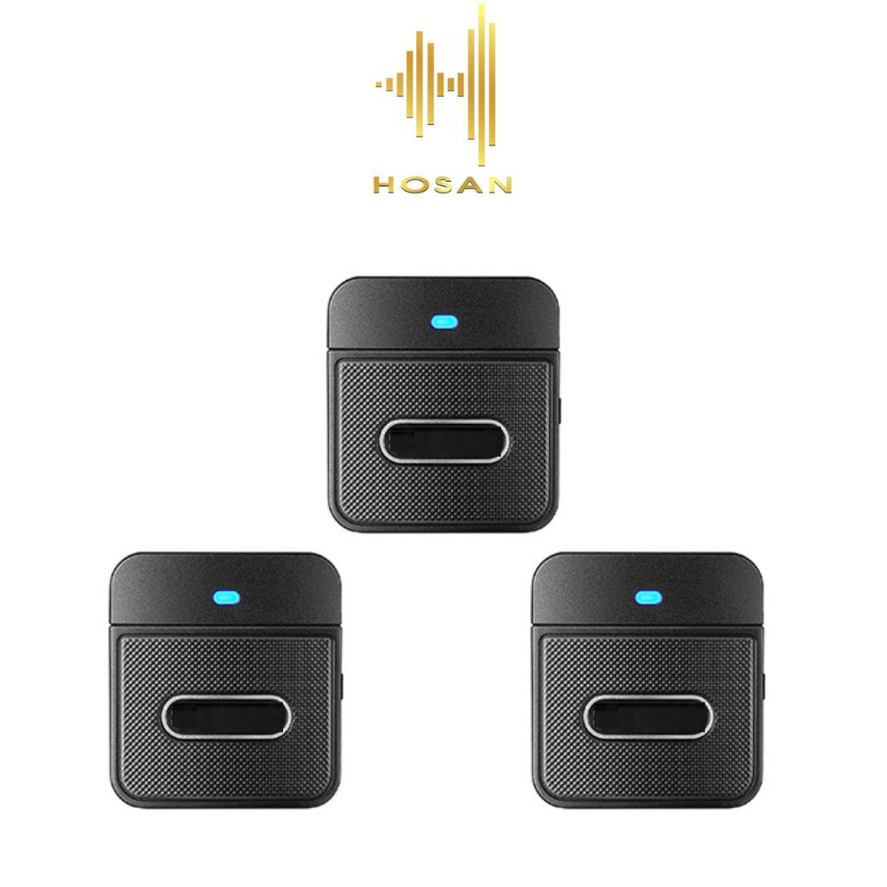 Micro thu âm HOSAN Blink 100 B2 - Micro ghi âm công nghệ truyền tín hiệu 2.4GHz khử tiếng ồn thông minh