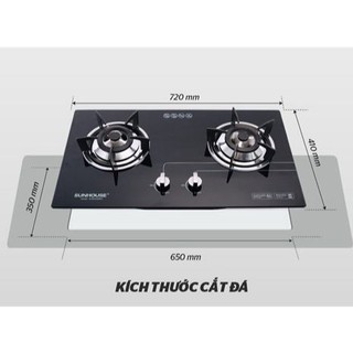 Bếp ga âm Sunhouse SHB5546MT-Chính Hãng 100% trưng bày mới,đánh lửa IC nhạy bén, giúp bật lửa nhanh