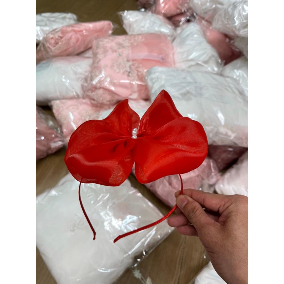 cài tóc voan  cho bé , bờm tóc kute dể thương cho bé gái ,