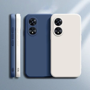 Ốp Lưng Mềm Cho OPPO A17 A17K A98 A78 A58 A60 A5 4G 5G Sang Trọng Cao Cấp Cao Cấp Cổ Điển Funda OPPO Reno 8Z 8 Pro Bảo Vệ Camera Silicon Lỏng Vuông Mỏng