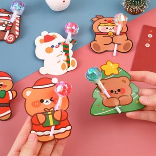 3 Thiệp Noel Giáng Sinh Sáng Tạo Thiết Kế Kèm Quà Tặng - Thỏ Hồng VPP