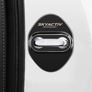 Bộ 4 Phụ Kiện Bảo Vệ Khóa Cửa Xe Hơi Mazda 2 3 6 DJ BM BP GJ CX3 CX-5 CX5 CX 5 CX7 CX9 MX5 2014-2020 SKYACTIV