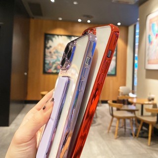 Ốp Mềm Từ Tính Trong Suốt Sang Trọng Cho iPhone 15 ProMax 14 13 12 11 Pro Max 13 Pro 14 15 Plus Vỏ Chống Sốc Có Chân Đế T08