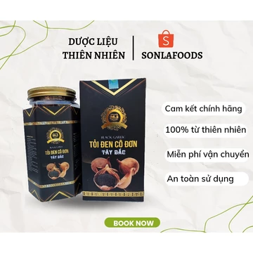 Tỏi đen Tây Bắc bóc vỏ 500g- đồ dùng hổ trợ sức khỏe