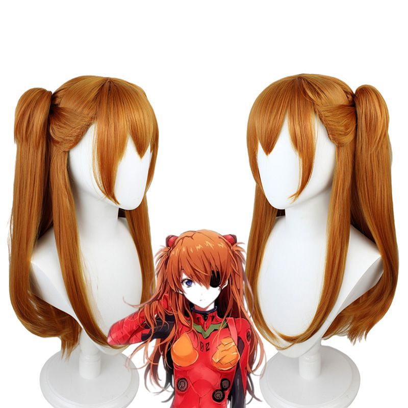 Asuka Anime Lấy Cảm Hứng Từ Tóc Giả Làm Bằng Lụa Từ Nhiệt Độ Cao 5cm Tóc Kèm Thẻ