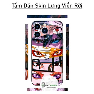 Miếng dán Skin Mặt lưng Sau Naruto FULL VIỀN Dành Cho Các dòng ANDROID , 16 pro max 15 pro max 14 pro max 13 pro max