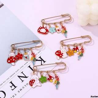 Ghim Cài Ba Lô Tráng Men Hình Thỏ Con Dễ Thương Sáng Tạo Thích Hợp Làm Quà Tặng Cho Bạn