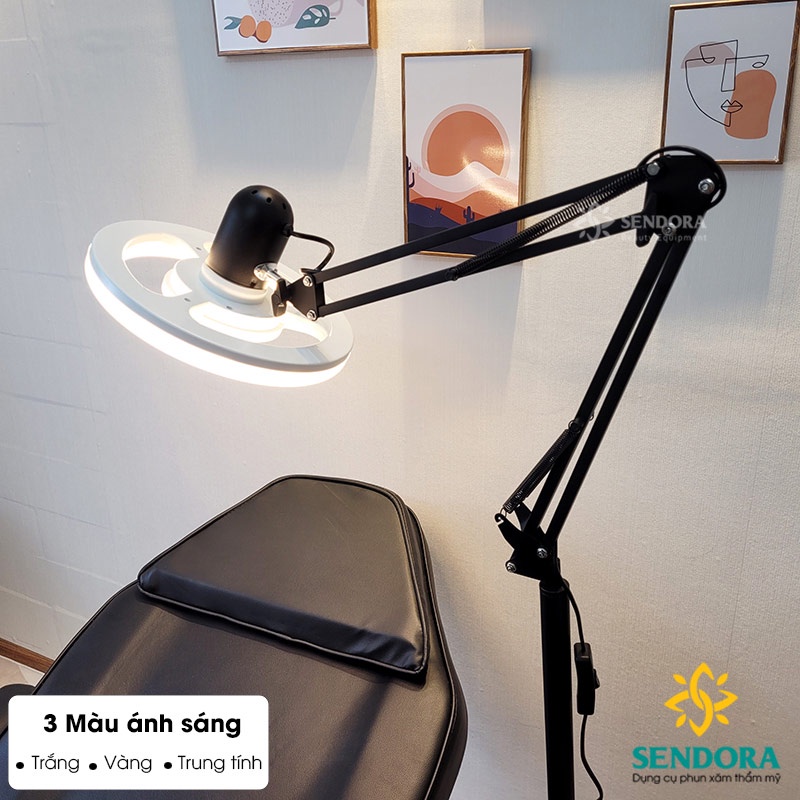 Đèn Led Trục Khuỷu Siêu Sáng Đèn 1 Màu Và 3 Màu Dành Cho Các Spa, Phun Xăm, Nối Mi