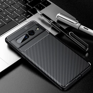 Dành cho Google Pixel 7 / Pixel 7 Pro Slim Vỏ bọc sợi Carbon doanh nghiệp sang trọng chống sốc