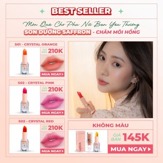 Son Dưỡng Saffron Có Màu - Dưỡng Ẩm Môi - Cải Thiện Nứt Nẻ - Giảm Thâm Môi - 4g