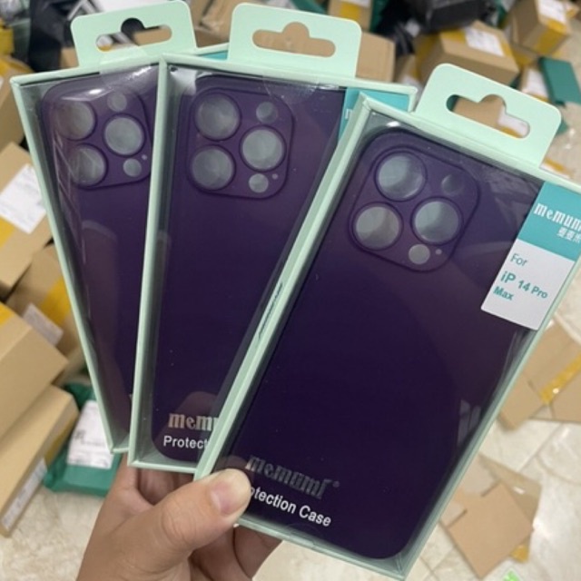 [ Đã Có iP17 ]Ốp Lưng iPhone Siêu Mỏng Memumi Nhám Chống Bám Vân Tay cho 14 Pro Đến 17 pro max