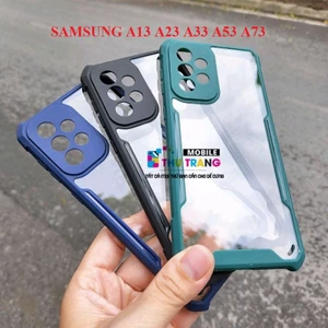 Ốp lưng Samsung A13 A23 A33 A53 A73 A52 A52S A72 chống sốc viền màu mặt lưng trong suốt có gờ nhô cao bảo vệ camera