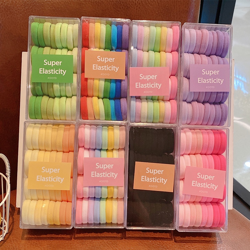 (COMBO 3 SET) DÂY BUỘC TÓC CHO BÉ GÁI, SET 32 DÂY CAO SU, CO GIÃN TỐT, Giữ Tóc Gọn Gàng Không Trơn Tuột