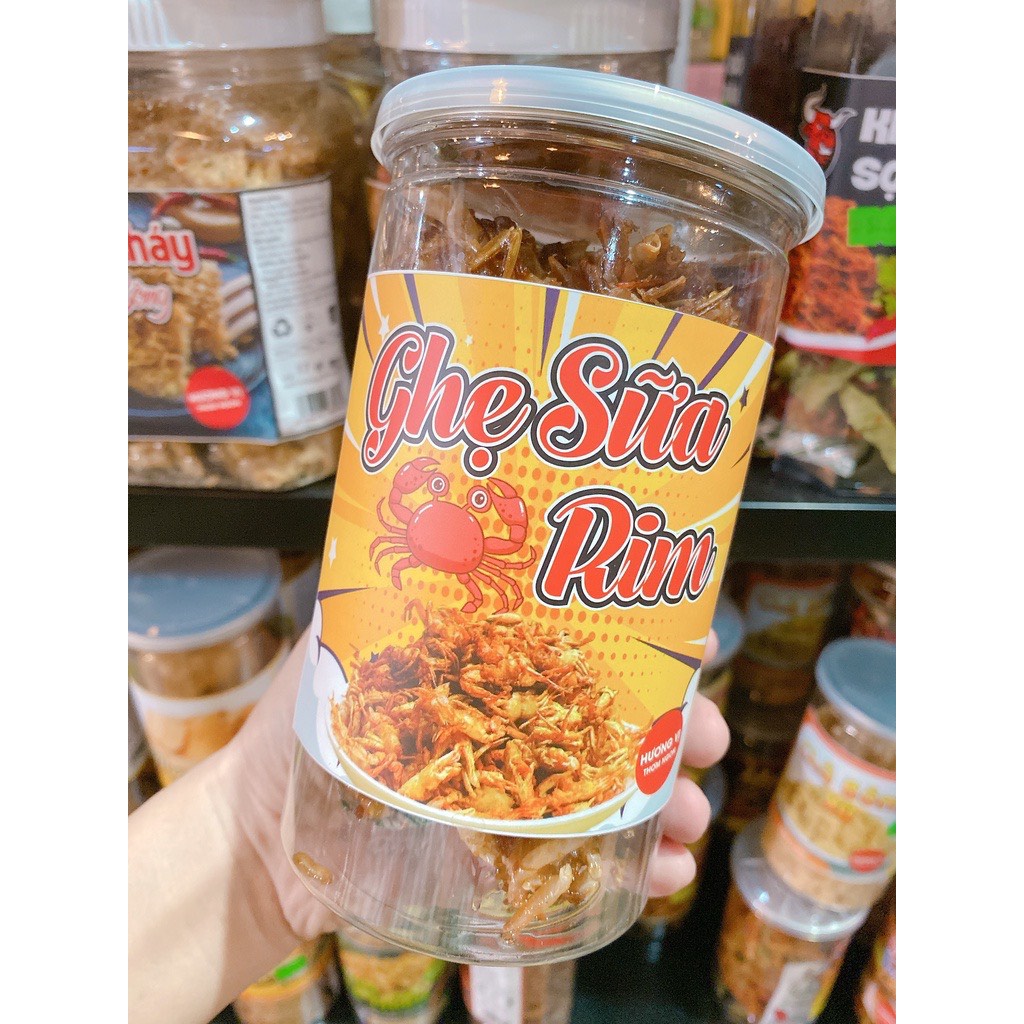 GHẸ SỮA RIM GIÒN LOẠI 1 LON 250.Gram - Đặc Sản Đầm Sen | Shopee Việt Nam