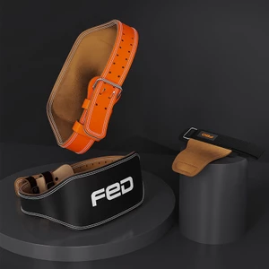 Đai Lưng Tập Gym Da Bò FED-YD-01, Đai Tập Gym Cao Cấp Giảm Chấn Thương, Giảm Áp Lực Khi Tập Gym