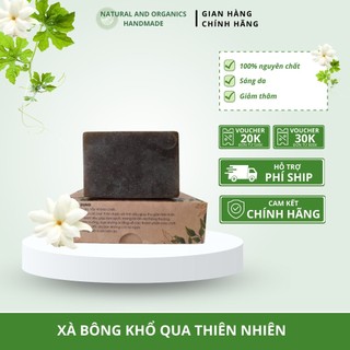 Xà Bông Giúp Trắng Da,Giảm Mụn Hiểu Quả 100gr  xà phòng Khổ Qua Thiên Nhiên Ba Hương, Xà Phòng