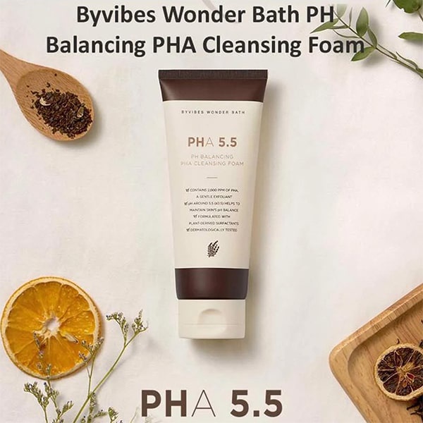 Ảnh Sữa Rửa Mặt Wonder Bath PHA 5.5 PH Balancing Pha Sữa Rửa Mặt Cấp Ẩm, Sữa Rửa Mặt Giảm Mụn 130ml 4