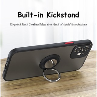 Xe Ô Tô Từ Nhẫn Giá Đỡ Dành Cho iPhone 14 13 12 Mini 11 Pro XS Max XR X TPU Ốp điện thoại Nhựa Ốp điện thoại T06