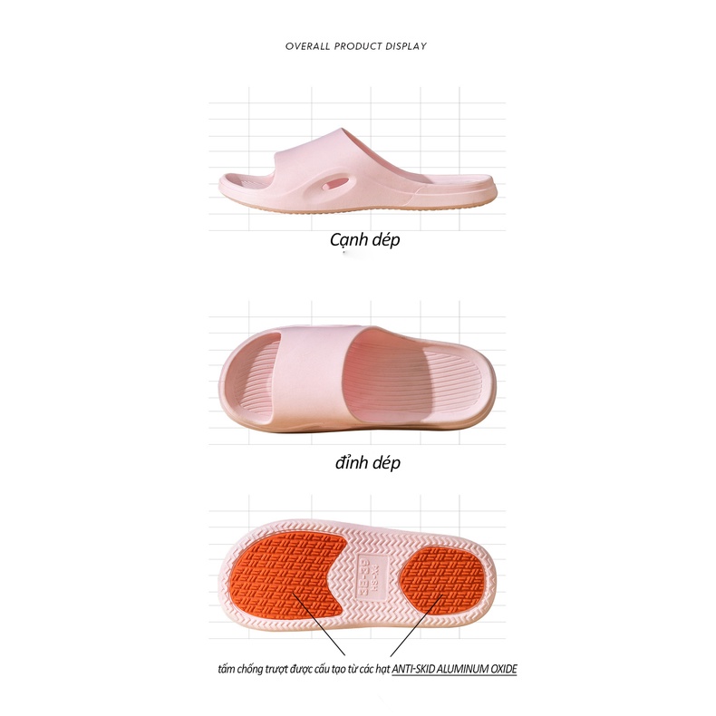 ( HÀNG LOẠI 1 + 1 SIZE )Dép chống trượt nội địa Trung, dành cho bà bầu, dép đi trong nhà,văn phòng, dép đi nhà tắm - ảnh 4