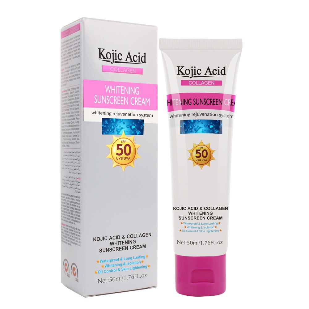 Kem Chống Nắng Whitening Sunscreen Cream SPF50+, Chống Nắng, Dưỡng Trắng, Giảm Thâm Nám, Ngăn Ngừa Mụn Cản Nắng Tối Đa