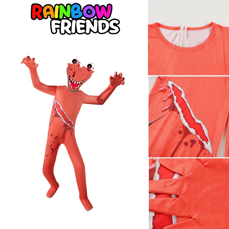 [Hot] Roblox Rainbow Friends Trang Phục Hóa Trang Trẻ Em Người Lớn Áo liền quần Mặt nạ Halloween Trẻ Em Người Lớn Trò Chơi Nhập Vai Tiệc Halloween