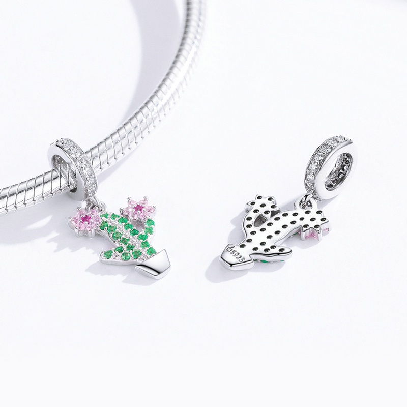 Bamoer Hạt Charm Bạc 925 Hình Bông Hoa