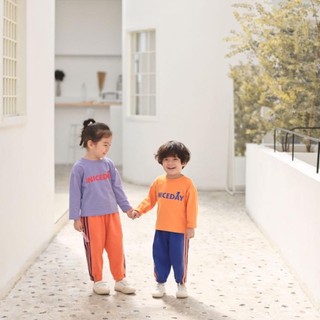 Quần nỉ bông bé trai bé gái Batala kids, jogger nỉ SỌC DỌC siêu ấm và thoải mái vận động cho bé từ 10-24kg