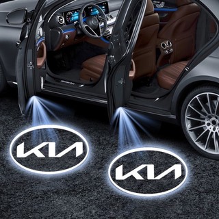 2 Đèn Led Chiếu Sáng Cửa Xe Hơi Không Dây Cho KIA Morning Forte Spectra Sportage Rio Picanto Sorento K5 K3 Cerato Rondo Grand Carnival Seltos