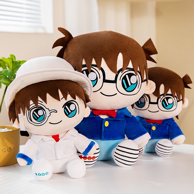 HK1 Thám Tử Lừng Danh Conan Búp Bê 35cm Đệm Anime Gối Kaito Kiddo Sang Trọng Mềm Đồ Chơi Kid Nhồi Bông Búp Bê Trang Trí Nhà Quà Tặng KH1
