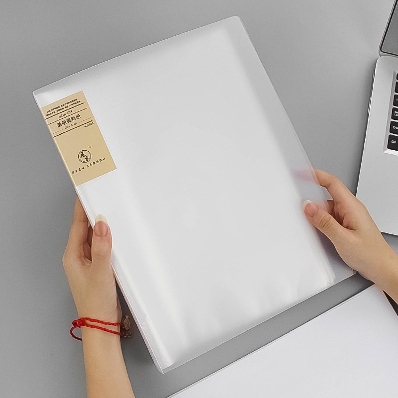 Bìa lá, File lá, Clear Book A4 trắng trong đủ kích cỡ 10/20/40/60/80 ...