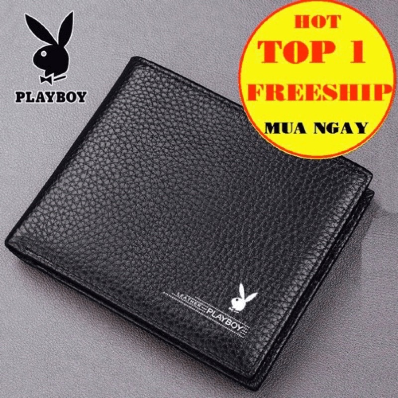 Ví Da #VÍ_DA_NAM, Ví Nam PLAYBOY Thời Trang Chất Đẹp Hàng Hiệu Cao Cấp, Bóp Ví Da Pu Xịn Nhiều Ngăn Nam Tính Chính Hãng