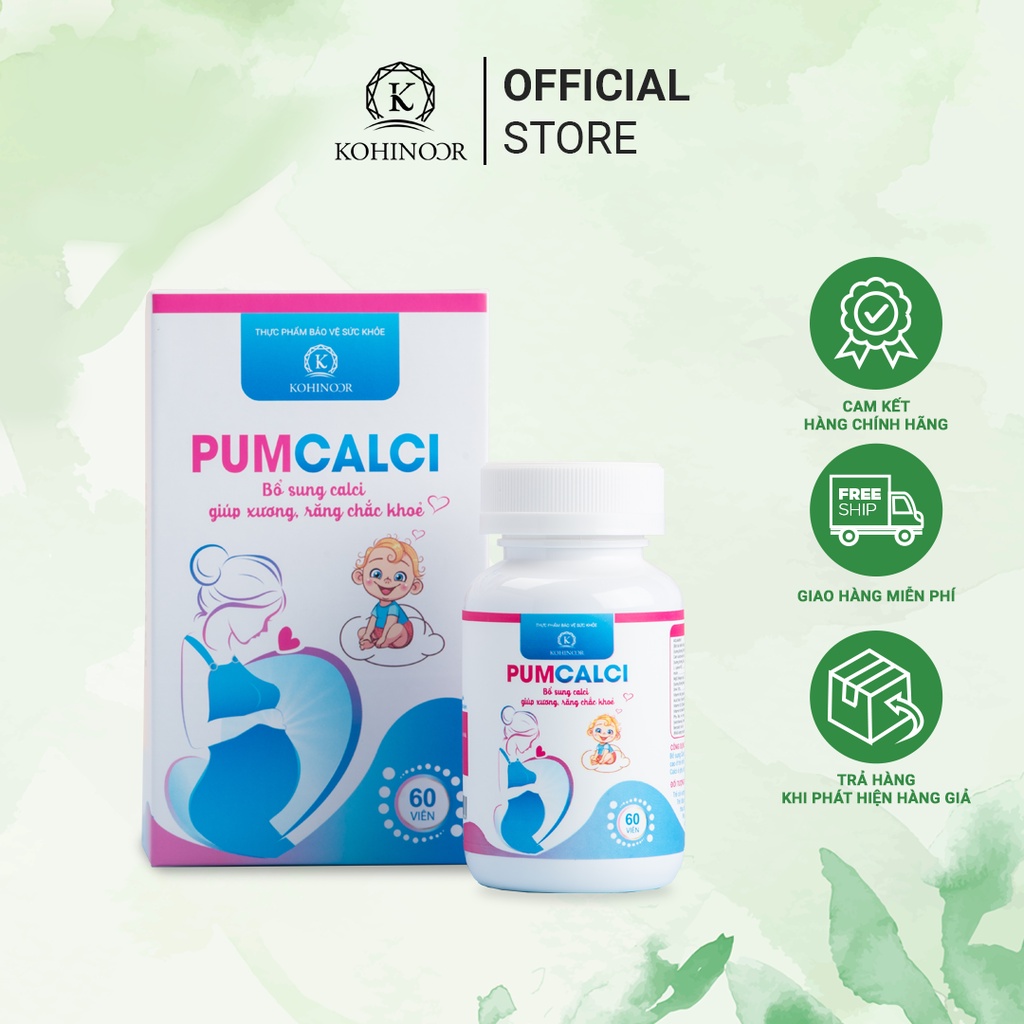 Ảnh Viên uống bổ sung PUMCALCI Kohinoor 60 viên 4