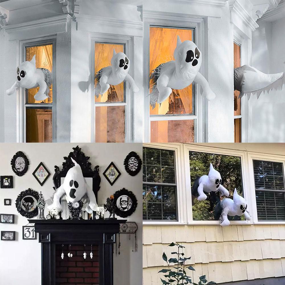 Cửa Sổ Biểu Cảm Va Chạm Ma Halloween Không Khí Đồ Chơi Trang Trí Sang Trọng