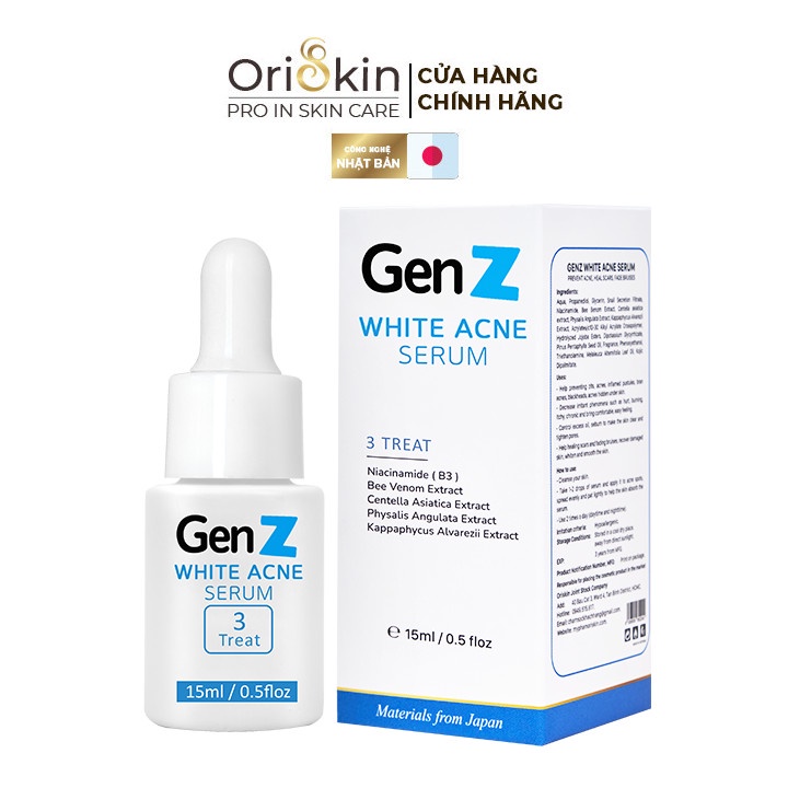 Serum trị mụn GenZ có tác dụng như thế nào để ngăn ngừa mụn viêm?
