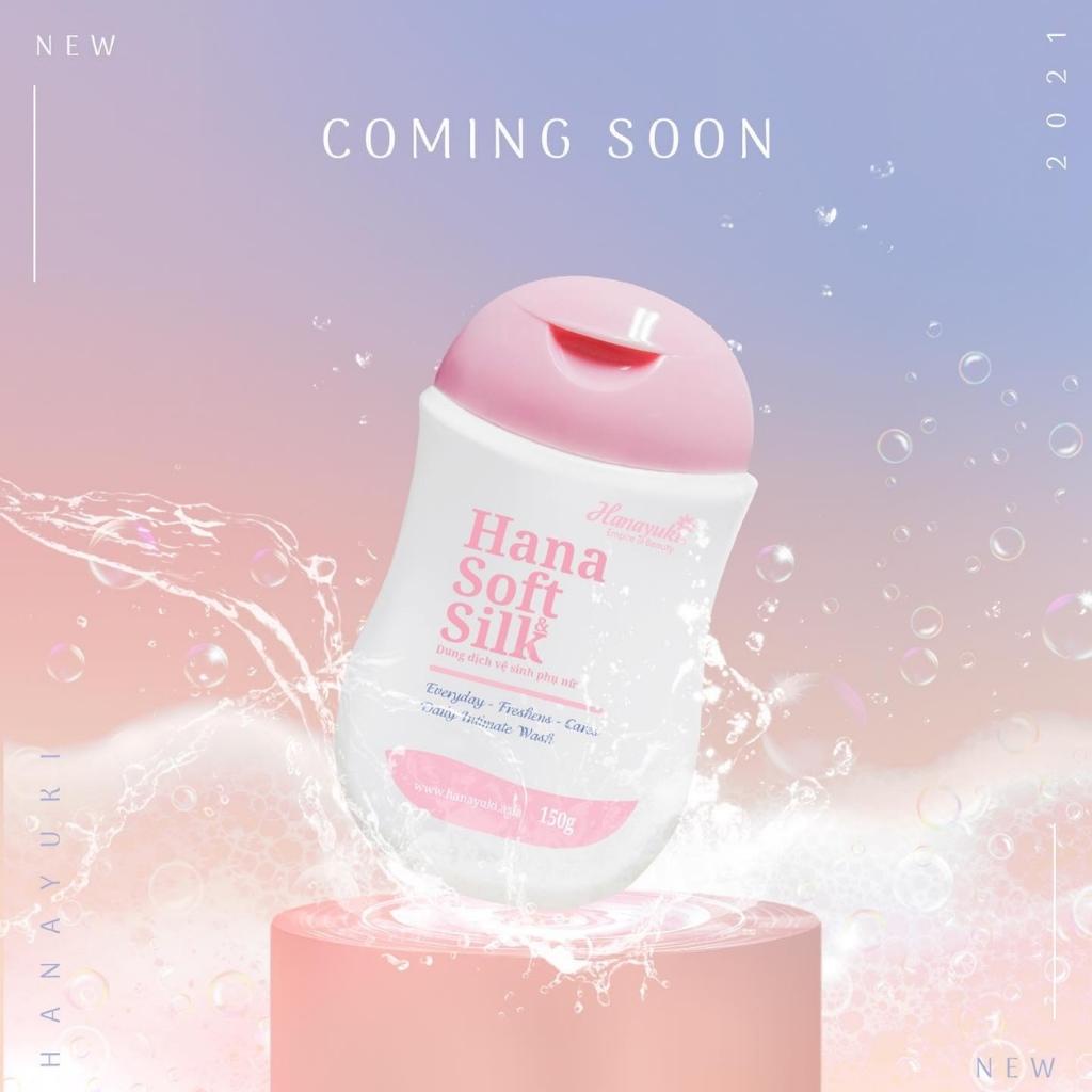 Ảnh Dung Dịch Vệ Sinh Phụ Nữ VB Soft Silk Chính Hãng – Hana Soft Silk Hanayuki Chính Hãng Giúp Khử Mùi Vùng Kín 150g VS02 1