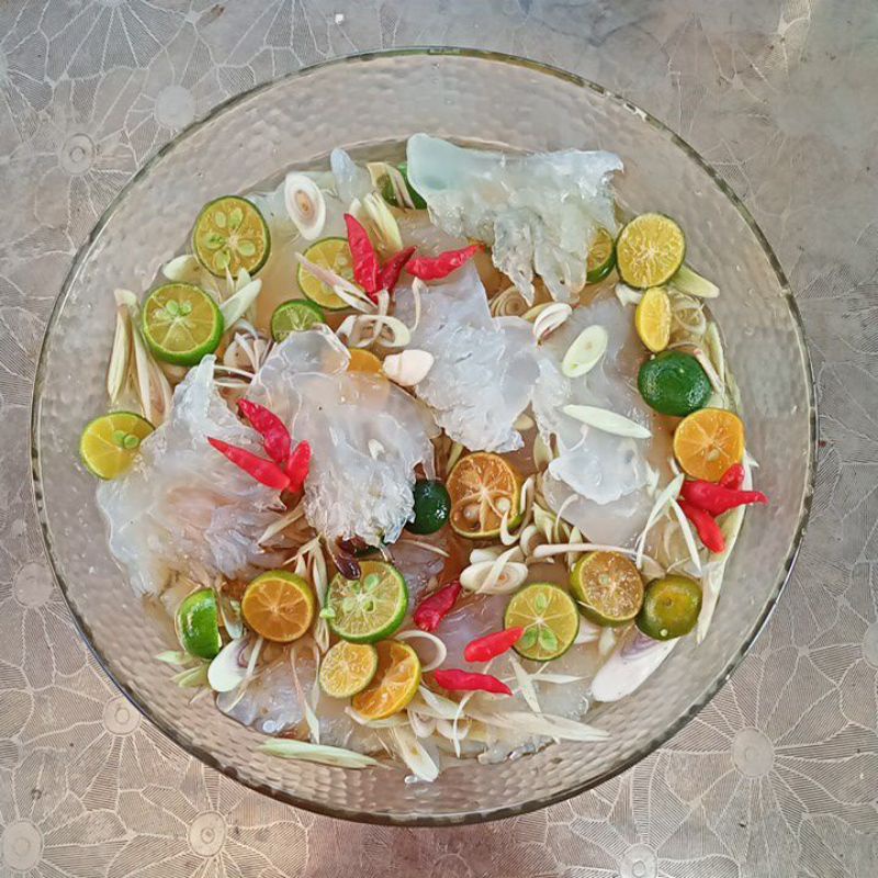 Chân sứa biển khô loại mặn, 1kg hàng to NGUYÊN CHÂN dùng làm nộm sứa, sứa xào, sứa xả tắc