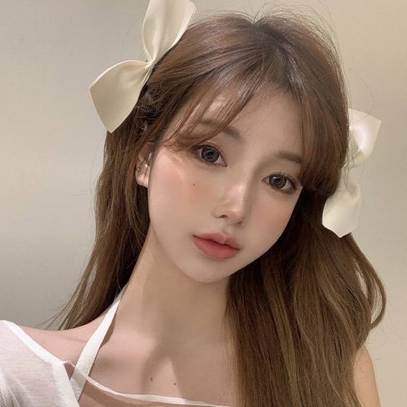 [Set 2 kẹp] Kẹp tóc nơ Jisoo Blackpink kẹp tóc nơ phong cách Hàn Quốc nơ cài tóc- Yuuki